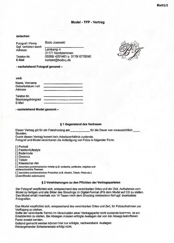 bodoj TfP Vertrag